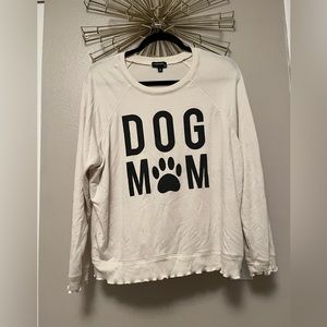 Dog Mom sweater size medium
